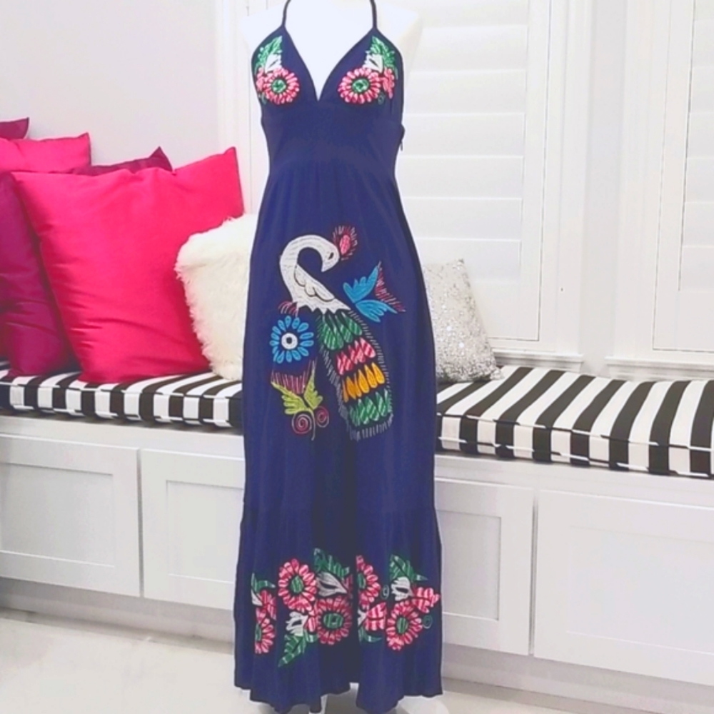 Vava Embroidered Halterneck dress